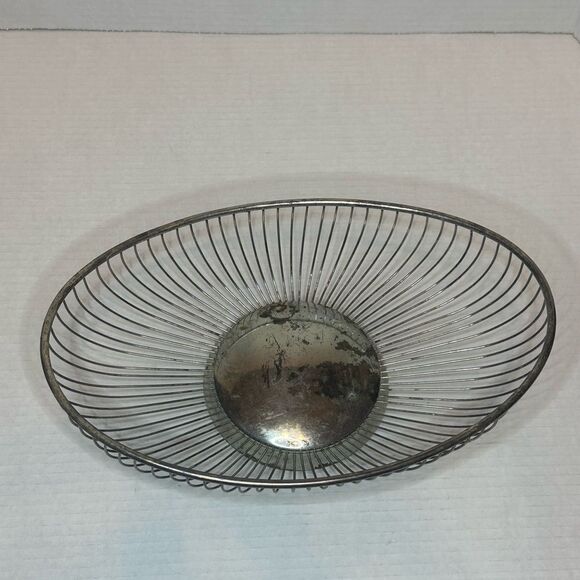 Raining silver plated basket bowl - Picture 1 of 4